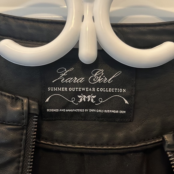 Zara kids Vegan leather jacket. Very good quality and looks new. - Picture 2 of 4